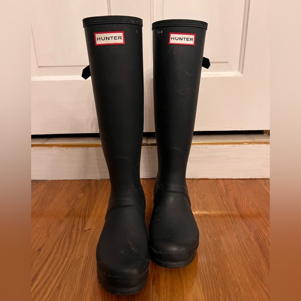 Navy Hunter Tall Hunter Rain Boot 6